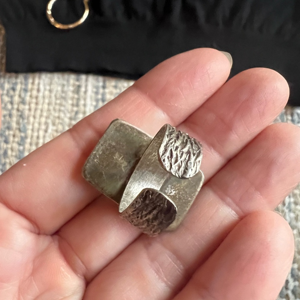 Turquoise Rectangular Ring - image 3